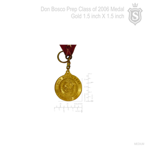 Don Bosco Prep. Class of 2006 Gold 1.5 inch