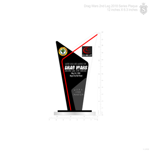 Drag Wars Plaque 2018