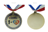 Department of Social Welfare and Devevlopement (DSWD) Search for Pantawid Pamilya Exemplary Children Award Gold Medal 3 inch