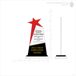 Woven Furniture Service Award Plaque
