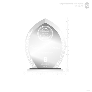 MSY Employee of the Year Plaque