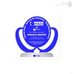 FADI Plaque 10"