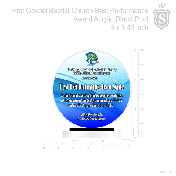 Toledo First Gospel Plaque 2019