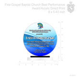 Toledo First Gospel Plaque 2019