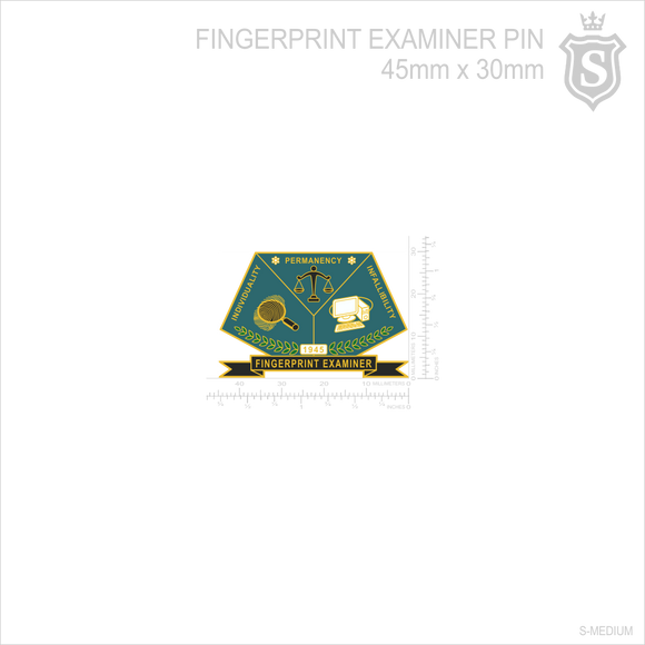 Fingerprint Examiner Pin