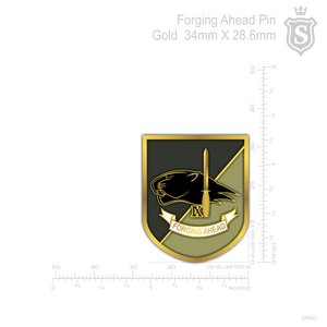 Forging Ahead Pin