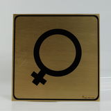 Female Symbol Directional Signage 6 inch