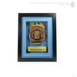 PNP Badge Wall Frame