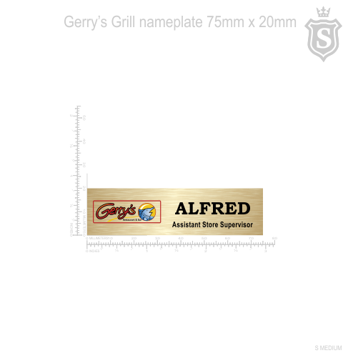 Gerry's Grill nameplate
