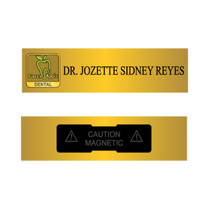 Green Apple Dental Nameplate