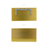 Nameplate Slider Gold 80mm