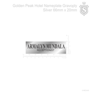 Golden Peak Hotel Nameplate