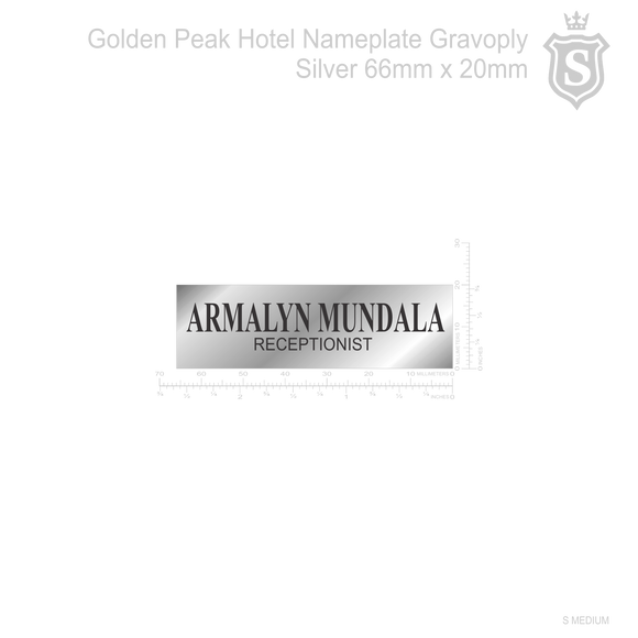 Golden Peak Hotel Nameplate