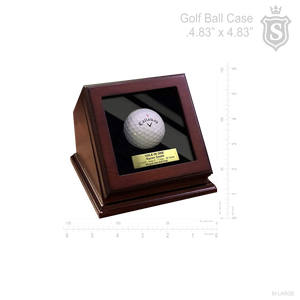 GOLF BALL WOODEN BOX