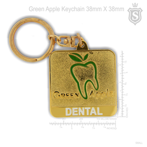 Green Apple Dental Keychain