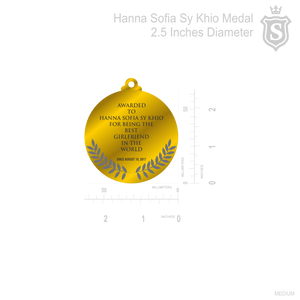 Hanna Sofia Sy Khio Medal