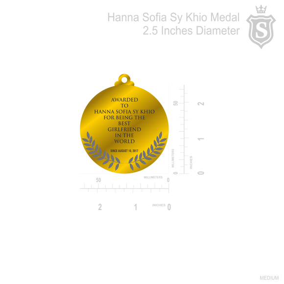 Hanna Sofia Sy Khio Medal