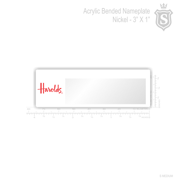 HAROLDS HOTEL NAMEPLATE