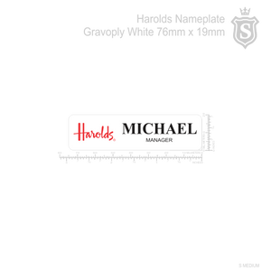 Harolds Hotel Nameplate
