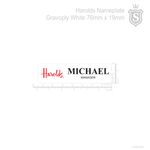 Harolds Hotel Nameplate