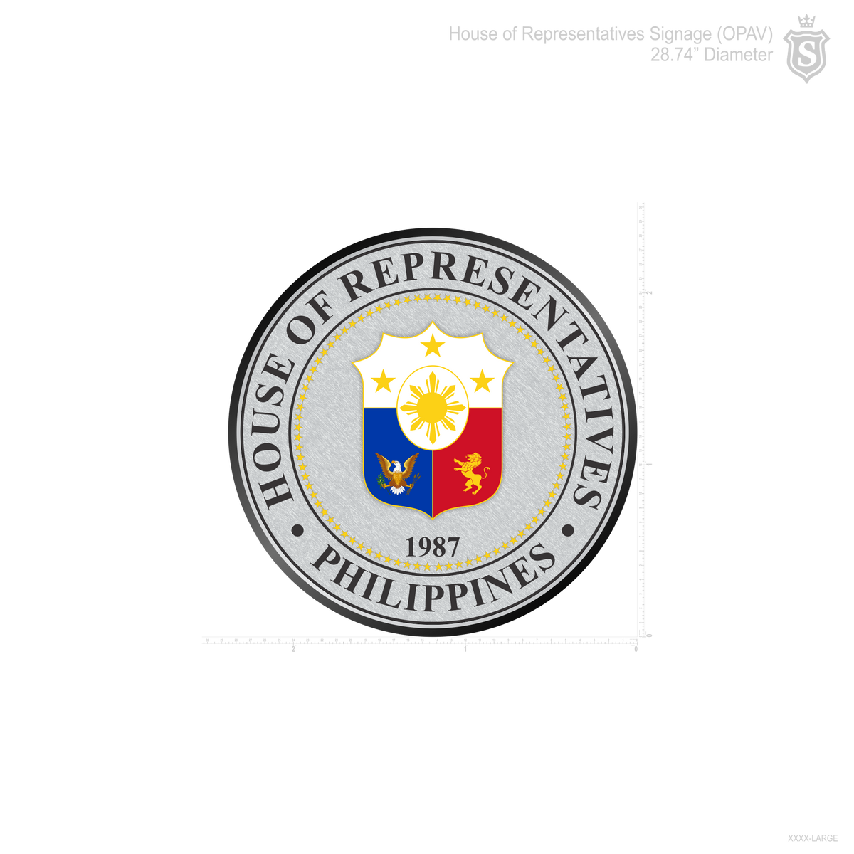 HOUSE OF REPRESENTATIVE SEAL 70m – Suarez Arts