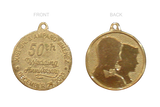 Jose Jr. & Amparo Jimenez 50th Wedding Anniversary Silver 1.5 inch