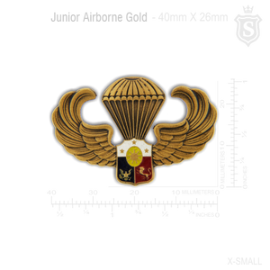 Junior Airborne Pin Gold - PNP