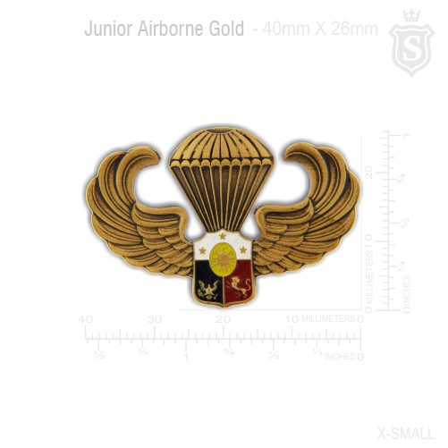 Junior Airborne Pin Gold - PNP