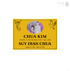 CHUA Brass plate