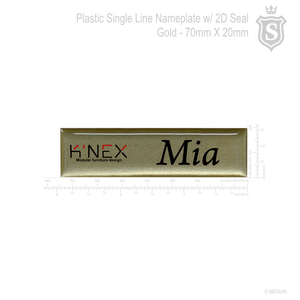 KNEX Nameplate