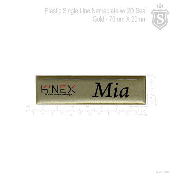KNEX Nameplate