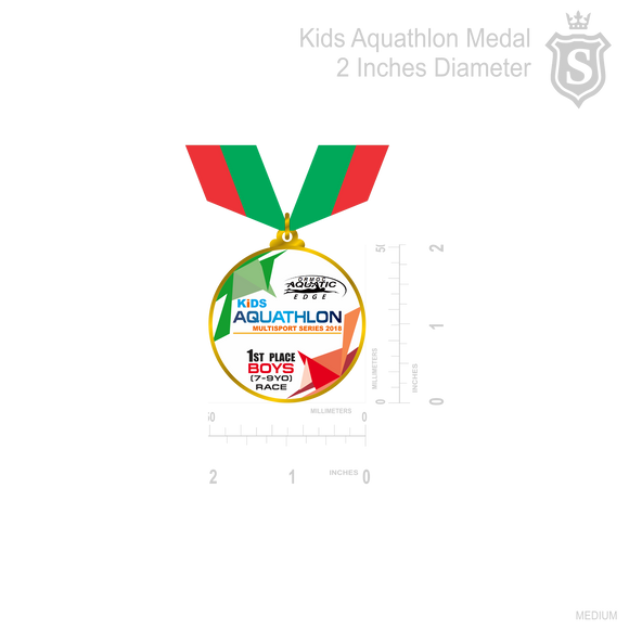 Kids Aquathlon Medal