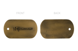Kingsbury Dogtag Antique 57mm