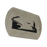 Kirtland Heroes Honoring team Dog Tag silver 57mm