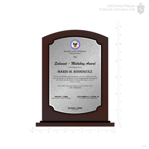 City of Ormoc Wooden Plaque