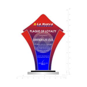 La Nuvea Plaque of Loyalty