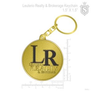 Leuterio Realty & Brokerage Keychain 1.5 inch