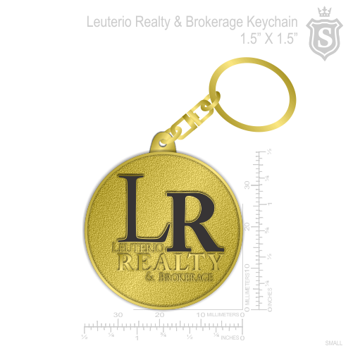 Leuterio Realty & Brokerage Keychain 1.5 inch