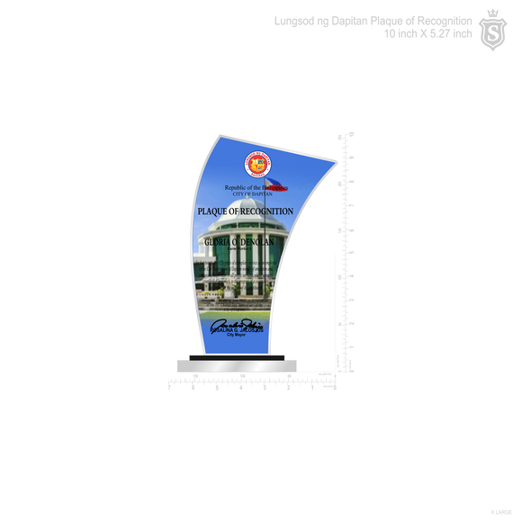 City Government of  Dapitan Plaques 2018