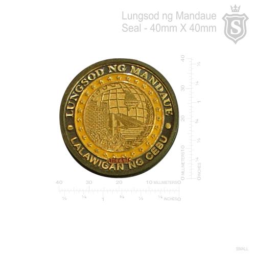 Lungsod ng Mandaue Seal 40mm
