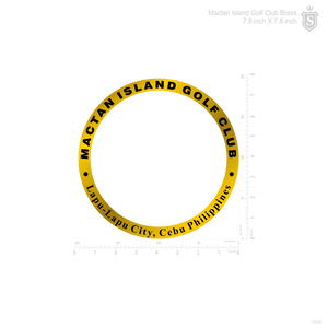 Mactan Island Golf Club- Customized Product Plate