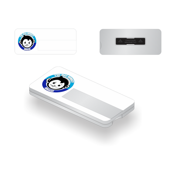 Mad Monkey Bended Acrylic Nameplate