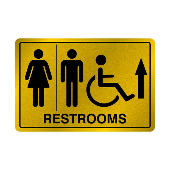 Restroom Directional Signage 9