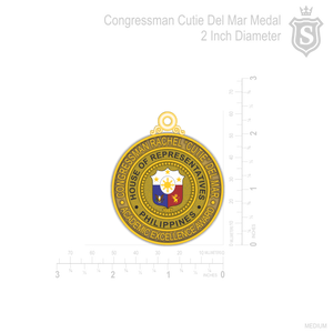 Congressman Cutie Del Mar Medal