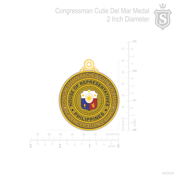 Congressman Cutie Del Mar Medal