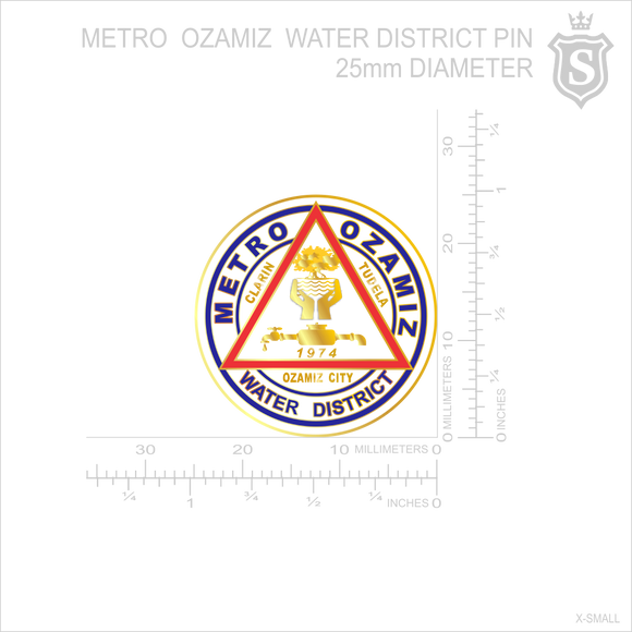 Metro Ozamiz Water District Pin