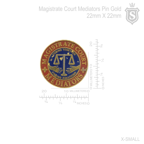 Magistrate Court Mediators Pin - DOJ