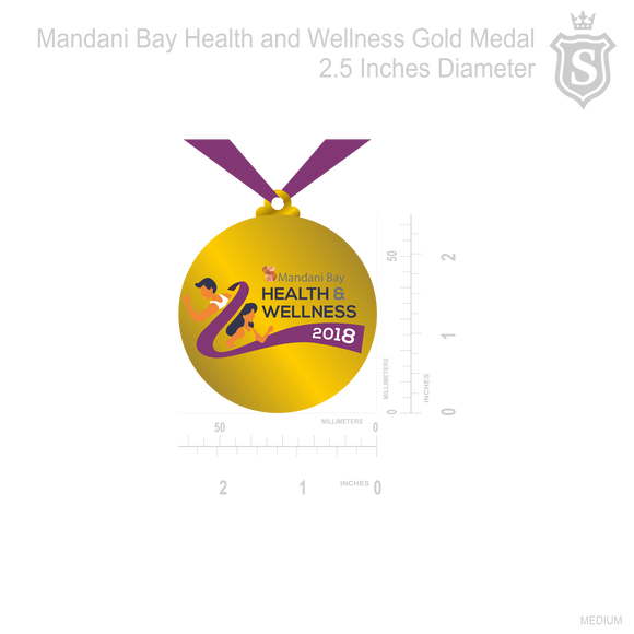 Mandani Bay Health and Wellness  Medal