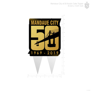 Mandaue @50  Cake Topper