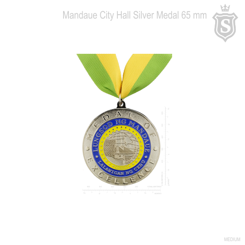 Mandaue City Hall Medal of Excellence Silver 65mm